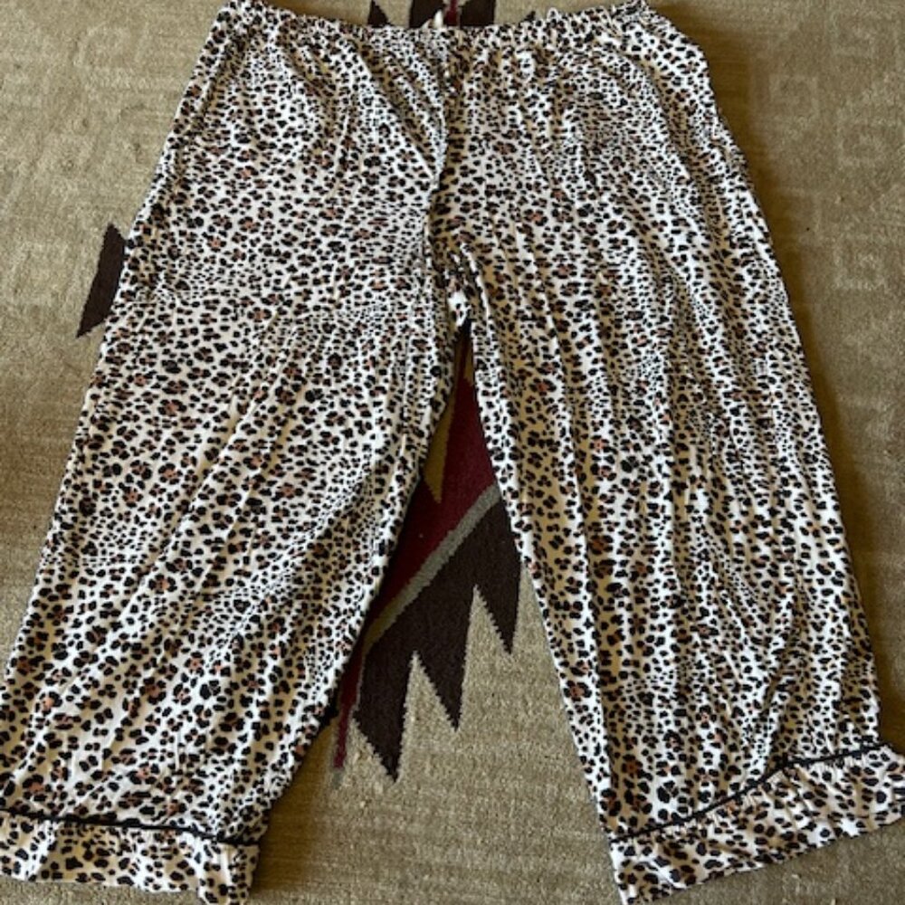 chetah print pjs